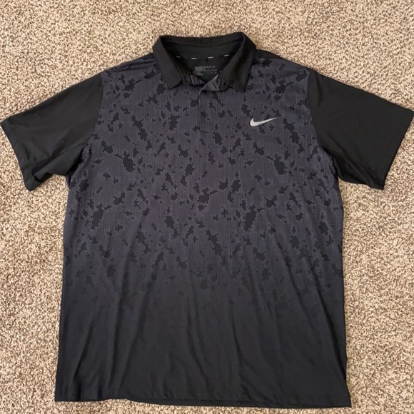 Men’s Black Nike Golf Dri-Fit Polo XXL - Picture 1 of 4